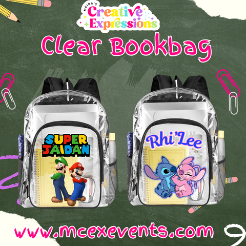 Clear Bookbag