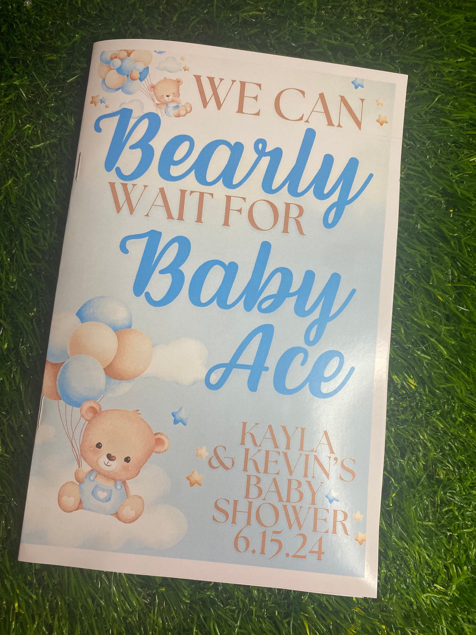 Baby Shower Booklet