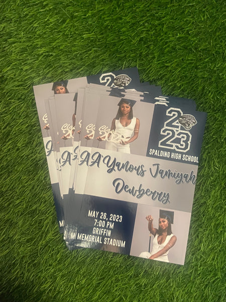 5x7 Graduation Invitations