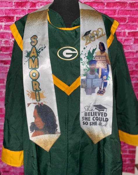 Custom Graduation Stole