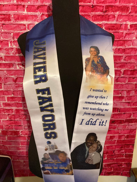 Custom Graduation Stole