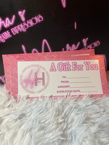 Custom Gift Certificates